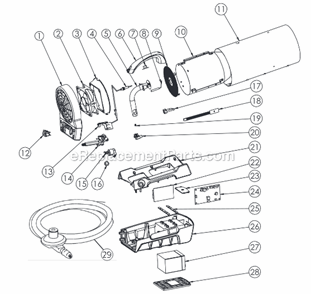 Part Location Diagram of 27933 Mr Heater Thermocouple, Assembly